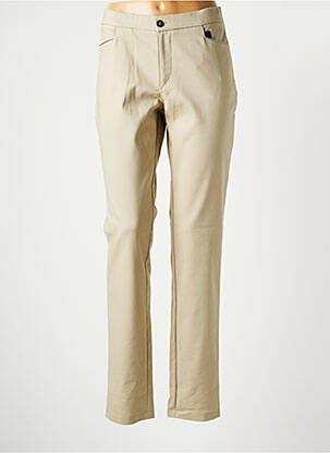 Pantalon droit beige WALTRON pour femme
