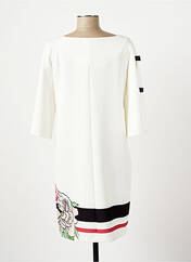 Robe courte blanc CRISTINA BARROS pour femme seconde vue