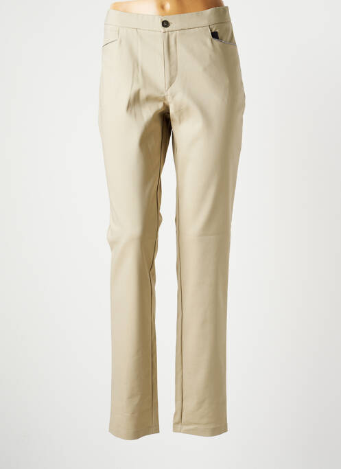 Pantalon droit beige WALTRON pour femme