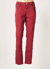 Pantalon droit rouge FREEMAN T.PORTER pour femme seconde vue