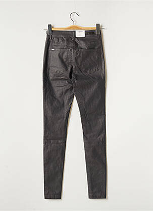 Jeans coupe slim broderie rivets taille normale gris B.YOUNG femme
