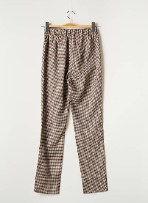 Pantalon droit beige DEELUXE pour femme