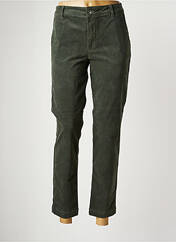 Pantalon 7/8 vert LAUREN VIDAL pour femme seconde vue