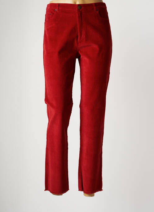 Pantalon droit rouge SURKANA pour femme