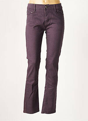 Pantalon slim violet IVAN pour femme