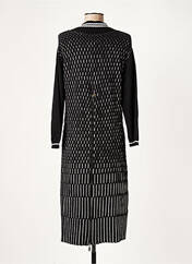 Robe mi-longue noir TRICOT CHIC pour femme seconde vue