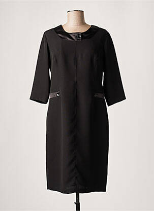 Robe mi-longue noir LORENA PARIS pour femme