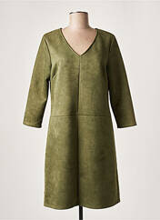 Robe mi-longue vert FILLE A SUIVRE pour femme seconde vue