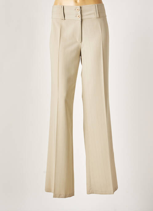 Pantalon large beige ABY GARDNER pour femme