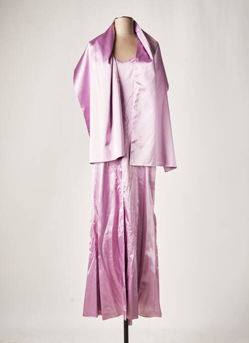 Robe longue violet BAIN DE NUIT pour femme