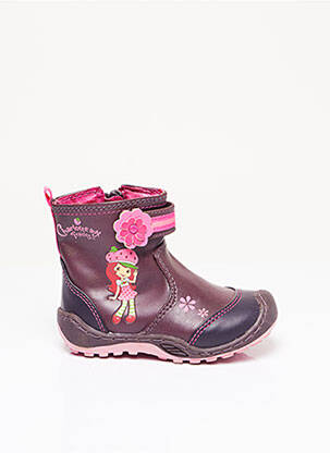 Bottines/Boots violet CHARLOTTE AUX FRAISES pour fille