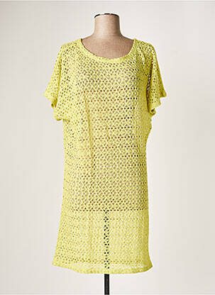 Robe de plage coupe cintrée vert LINGADORE femme