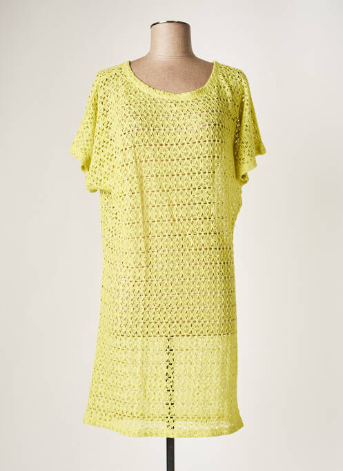 Robe de plage coupe cintrée vert LINGADORE femme