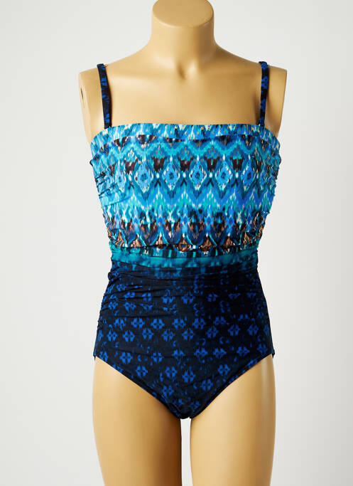 Maillot de bain 1 pièce bleu MIRACLESUIT pour femme