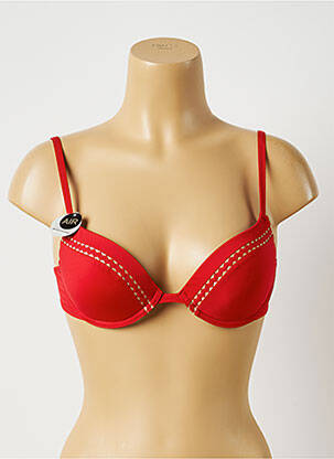 Haut de maillot de bain haut soutien-gorge moulé haut soutien-gorge moulé rouge HUIT & HUIT femme