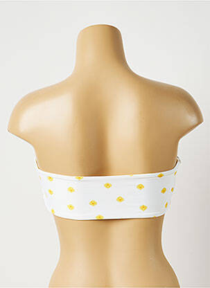 Haut de maillot de bain stretch haut bandeau jaune SEAFOLLY femme