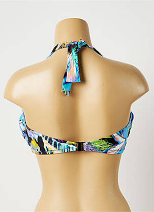 Haut de maillot de bain stretch haut soutien-gorge balconnet bleu FANTASIE femme