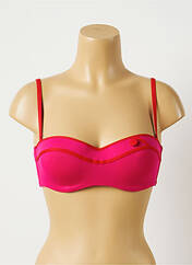 Haut de maillot de bain rose HUIT & HUIT pour femme seconde vue