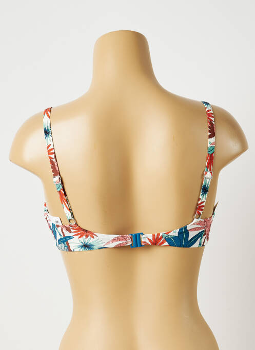 Haut de maillot de bain stretch haut soutien-gorge moulé bleu CHANTELLE femme