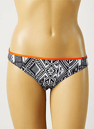 Bas de maillot de bain imprimé fantaisie culotte bleu BIKINI BAR femme