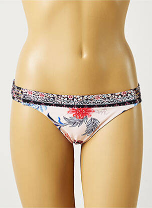 Bas de maillot de bain imprimé fleurs culotte rose SEAFOLLY femme