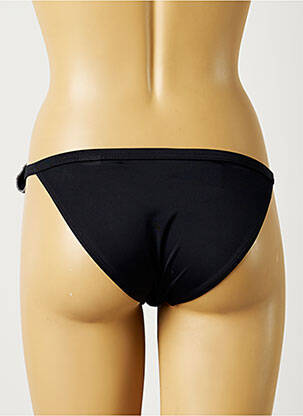Bas de maillot de bain tissage satiné culotte noir FREYA femme