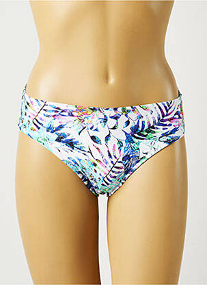 Bas de maillot de bain tissage satiné culotte bleu FANTASIE femme