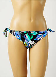 Bas de maillot de bain tissage satiné bikini bleu FANTASIE femme