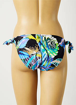 Bas de maillot de bain tissage satiné bikini bleu FANTASIE femme