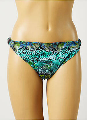 Bas de maillot de bain tissage satiné culotte bleu FANTASIE femme