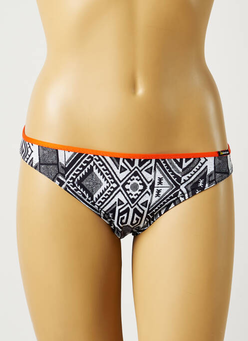 Bas de maillot de bain imprimé fantaisie culotte bleu BIKINI BAR femme