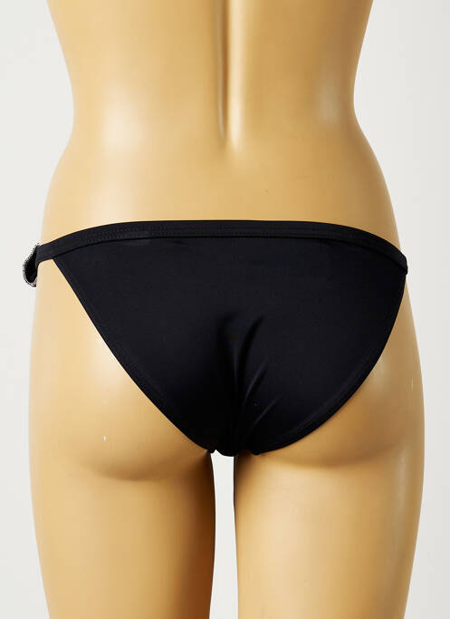 Bas de maillot de bain tissage satiné culotte noir FREYA femme