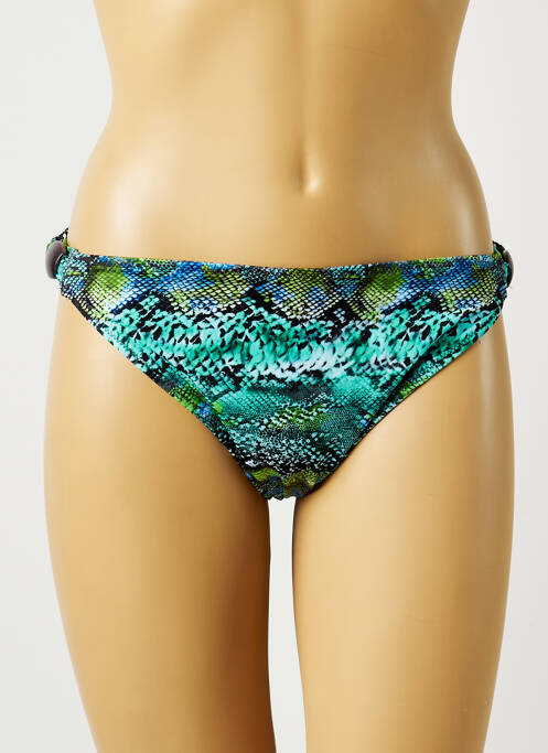 Bas de maillot de bain tissage satiné culotte bleu FANTASIE femme