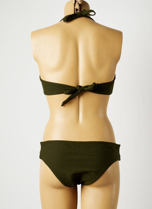 Maillot de bain 2 pièces vert HATEIA pour femme