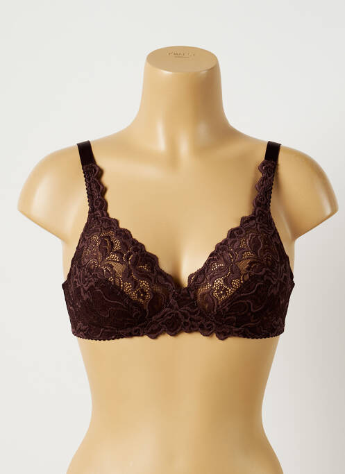 Soutien-gorge sans armature haut soutien-gorge emboitant marron WACOAL femme