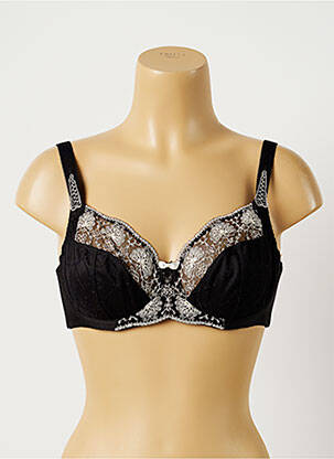 Soutien-gorge broderie haut soutien-gorge emboitant noir FANTASIE femme