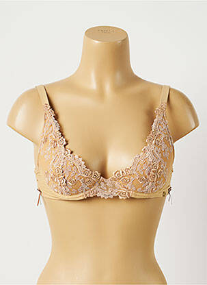 Soutien-gorge broderie haut soutien-gorge moulé chair MILLESIA femme