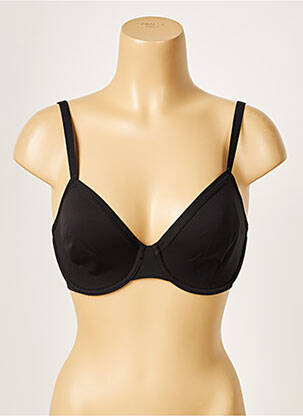 Soutien-gorge effet matière satinée haut soutien-gorge emboitant noir WACOAL femme