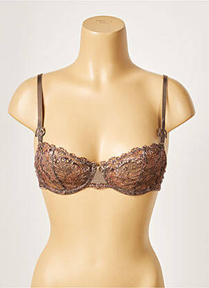 Soutien-gorge haut soutien-gorge balconnet haut soutien-gorge balconnet marron CHANTELLE femme