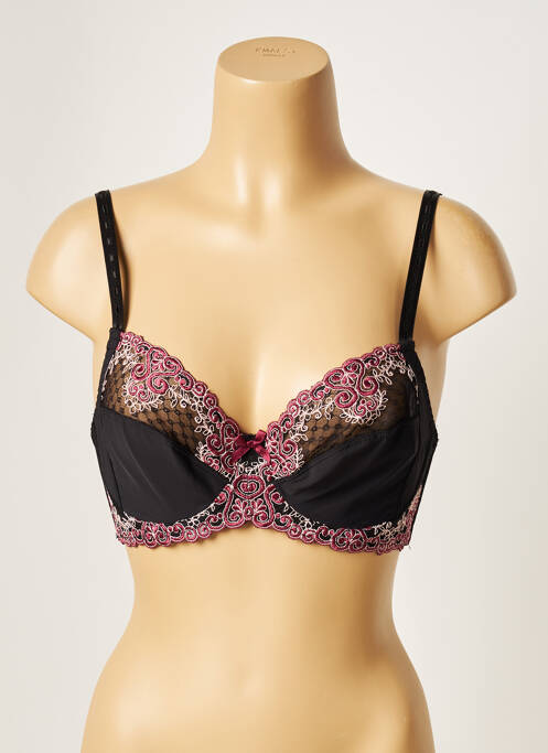 Soutien-gorge noir PIEGE pour femme