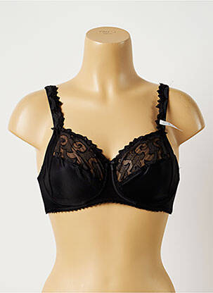 Soutien-gorge sans armature haut soutien-gorge emboitant noir FELINA femme