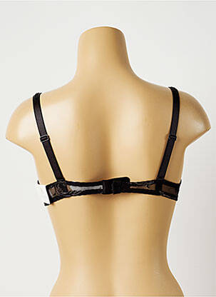 Soutien-gorge tissage dentelle haut soutien-gorge emboitant noir LOUISA BRACQ femme