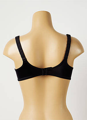 Soutien-gorge broderie haut soutien-gorge moulé noir EMPREINTE femme