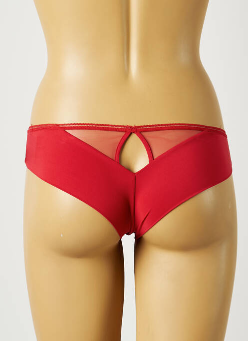 Culotte rouge CLANDESTINE pour femme