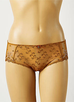 Shorty stretch marron EMPREINTE femme
