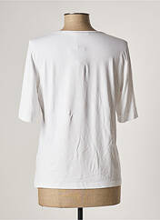 T-shirt blanc FRANK WALDER pour femme seconde vue