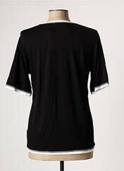 T-shirt noir COULEUR D'IVOIRE pour femme seconde vue