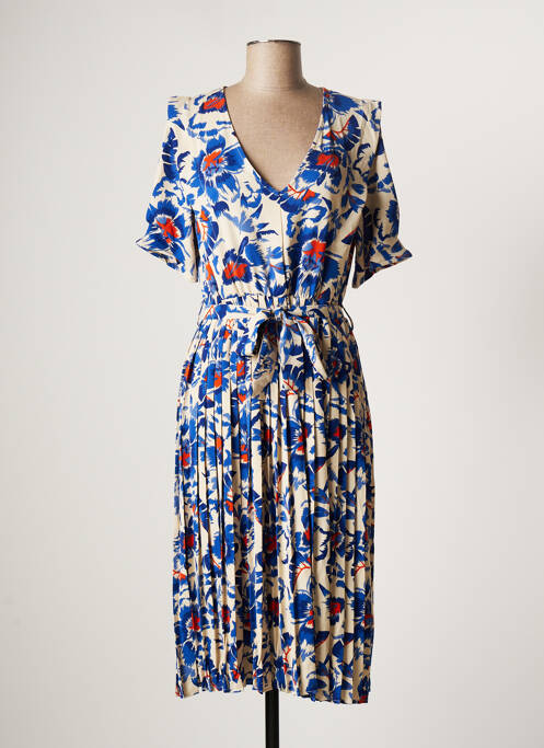 Robe longue bleu CHERRY PARIS pour femme