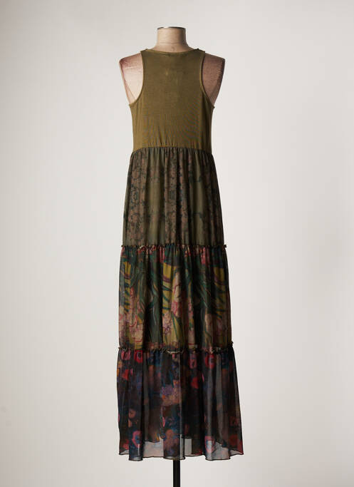 Robe longue vert DESIGUAL pour femme