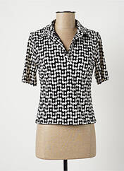 Polo noir MORGAN pour femme seconde vue